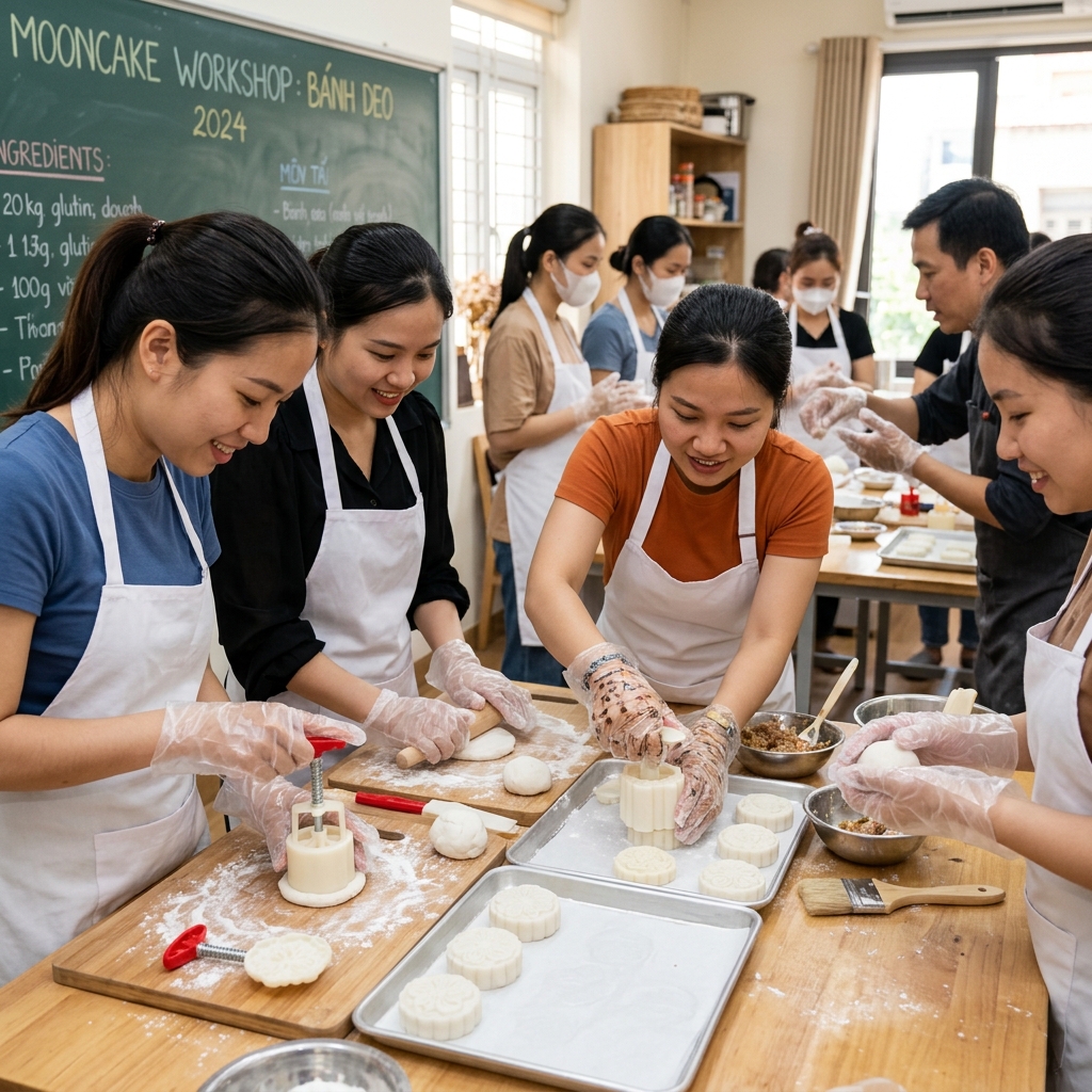 Cuộc Thi Đèn Ông Sao & Làm Bánh Dẻo